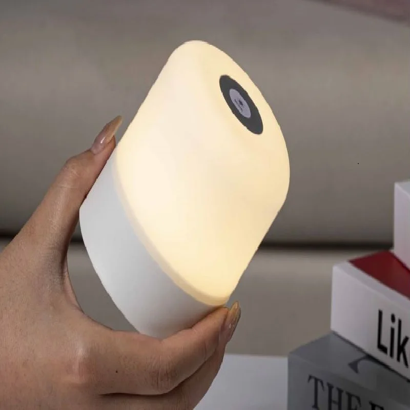 3 Color Led Night Light Touch Switch Dimmable Table Lamp Baby Nursery Feeding Bedside Lamp USB 5V Portable Room Decor Light