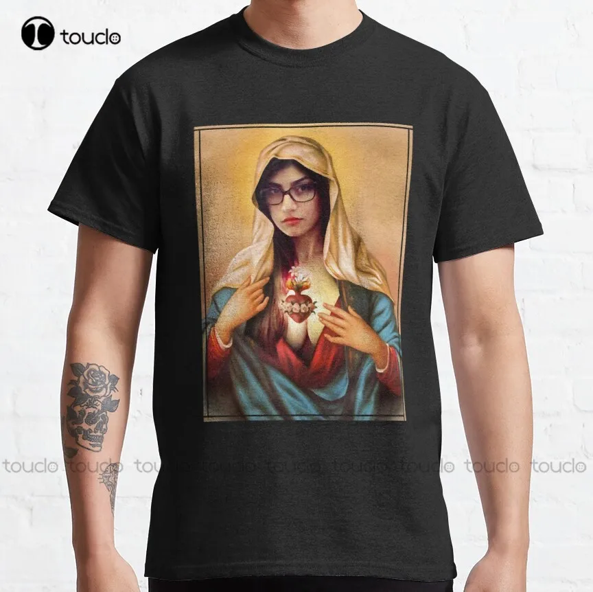 Lover Gift Holy Mia Khalifa Gifts For Movie Fan Classic T-Shirt Cat Shirts Fashion Creative Leisure Funny Harajuku T Shirt Retro