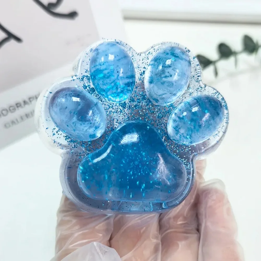 Morbido Taba Squishy Cat Paw Fidget Toys Giocattolo sensoriale antistress per bambini Adulti Rilassamento dell'ansia, Regalo da spremere per gli amici