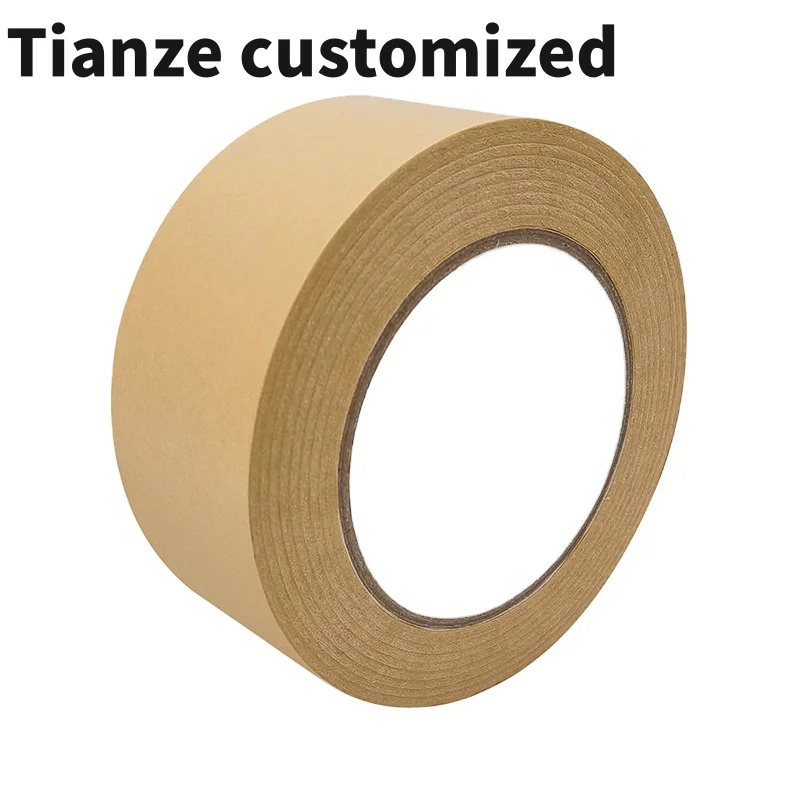 

10 pieces.custom.China Competitive Price Custom Logo Eco-friendly Black Box Packing Adhesive Kraft Paper Tape