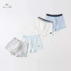 DK2235331 Dave Bella Kids  24M-13Y Baby Boys Fashion 2 Pieces One Set Cotton Casual Cartoon Letter Print Boy Panties