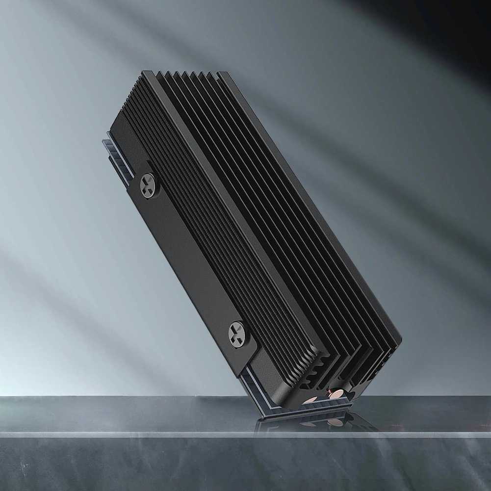Radiator Pendingin dengan Bantalan Silikon Termal Radiator Solid State Drive SSD Gasket Pendingin untuk M.2 NVMe 2280 SSD