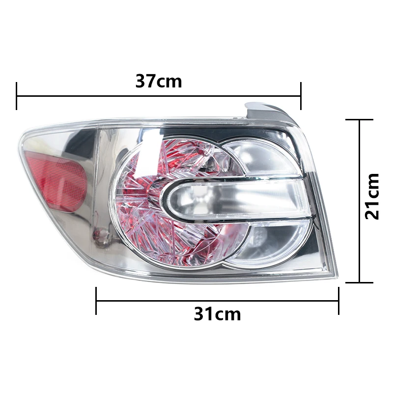 Car Rear Tail Light Assembly For Mazda CX7 CX-7 2008 2009 2010 2011 Reversing Tail Warming Signal Lamp Without Bulb