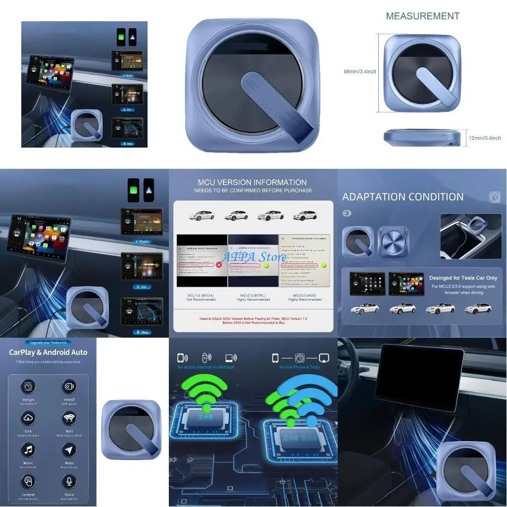 

U13C Car CarplayAdapter Universal High-Definition AI-Box Intelligent System For Radio