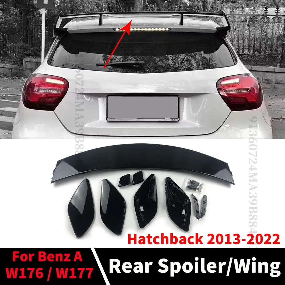 

Sport Boot Trunk Lip Rear Roof Spoiler Wing Tuning Refit For Mercedes W176 W177 Benz A 2013-2022 A200 A180 A220 A250 A45 A260