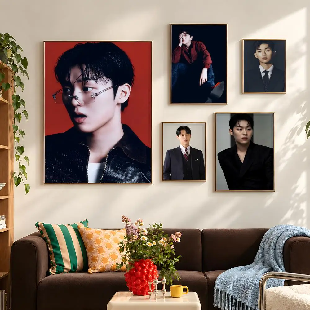 Celebrity Choi Hyun Wook Korean Actor Poster Self Adhesive PP Wall Art HD Gaming Room Bedroom Living Room Decor Apartment Gift