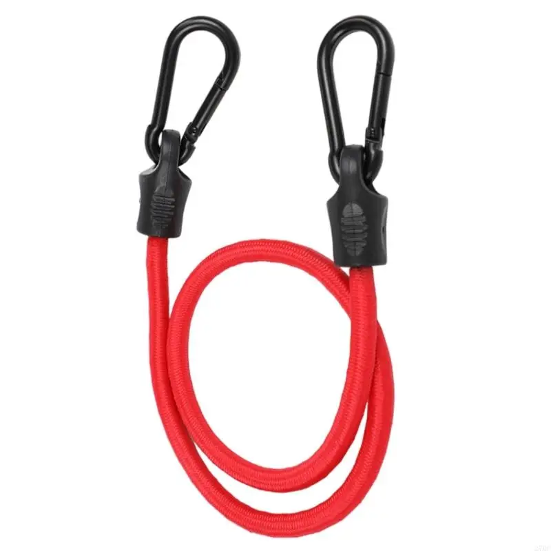 270C Tensioning Strap with Carabiner Hook Bungee Cord Rubber Tensioner Expander Tie Strap Luggage Strap with Carabiner Hook