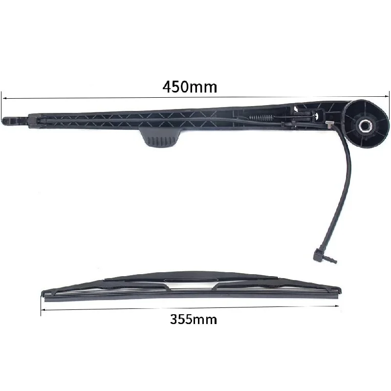 2Pcs Rear Wiper Arm And Blade 15232653 For GMC Envoy Chevy Trailblazer 2007 2008 2009 Buick Rainier 2006 2007