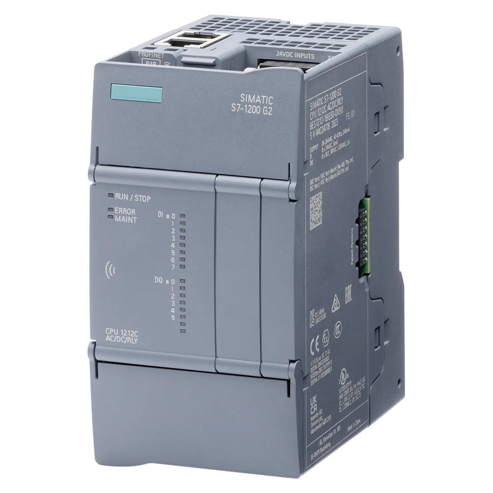 Original  PLC S7-1200 G2 CPU1212C 6ES7212-1AG50-0XB0 6ES7212-1BG50-0XB0 6ES7212-1HG50-0XB0