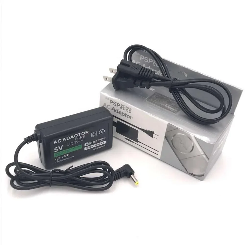 50pcs EU US Plug Home Wall Charger 5V AC Power Supply Adapter for Sony PlayStation Portable PSP 1000 2000 3000 Charging Cable - Image 2