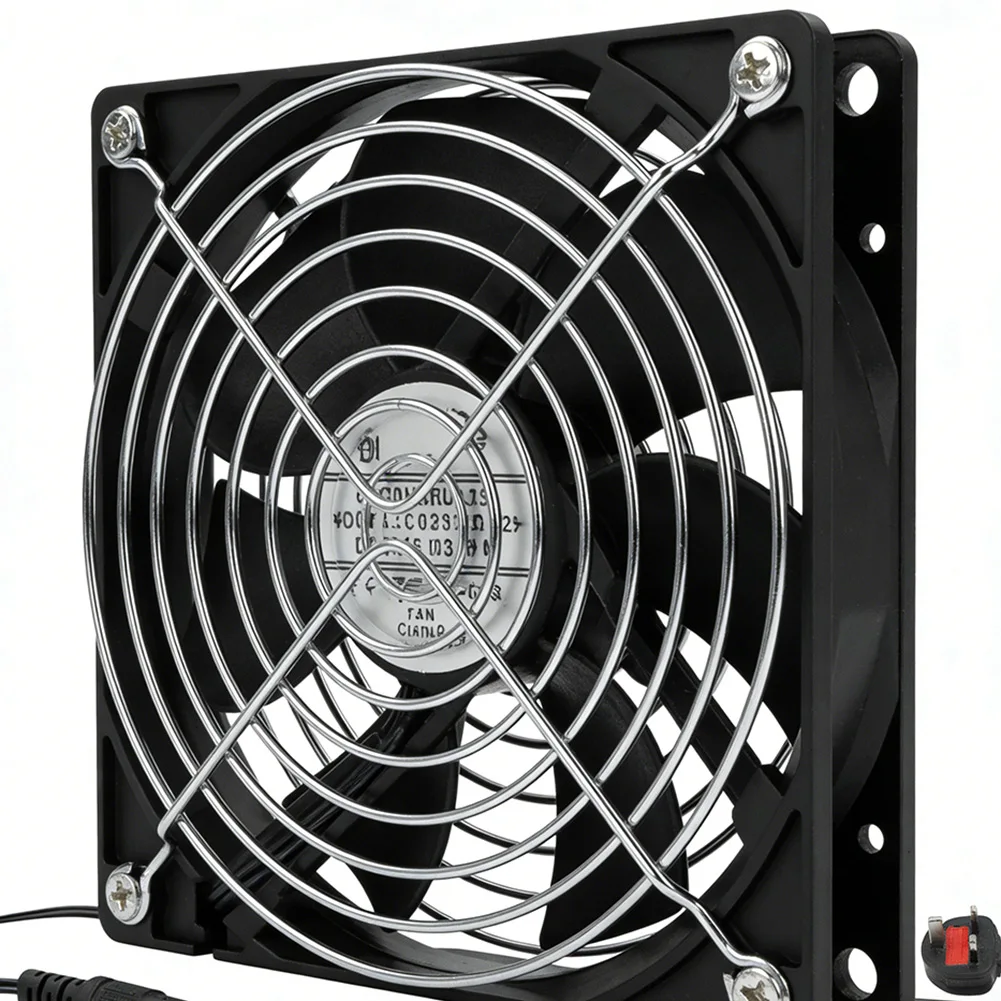 For Gaming Setup 12*12cm Adjustable Case Fan Adjustable Computer Fan Motor Controller Fire-resistant PBT Adjustable Speed 3V-12V