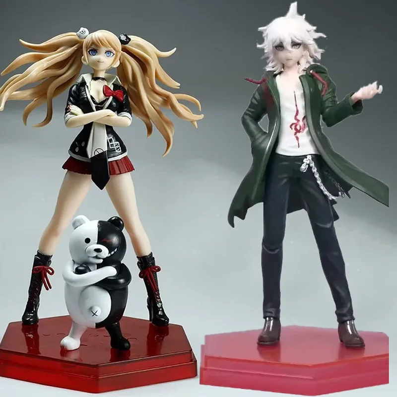 

Danganronpa Character Nagito Komaeda & Junko Enoshima Action Figure Toys Desktop Collect Decoration Game Peripheral Gifts
