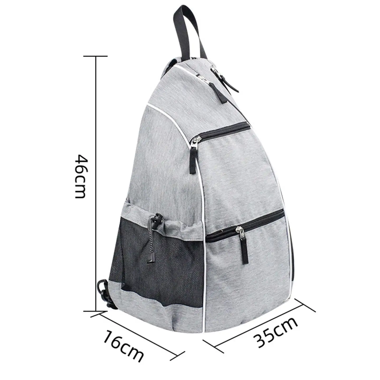 Mochila de pickleball bolsa de transporte bolsa crossbody bolsa de remo de pickleball suporte de raquete