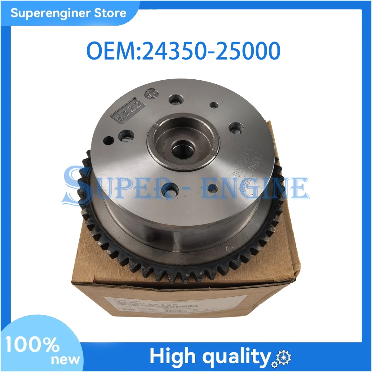 

1pc Camshaft Gear Intake 24350-25000 2435025000 For Hyundai Kia G4KG Engine 24350 25000 Car Accessories