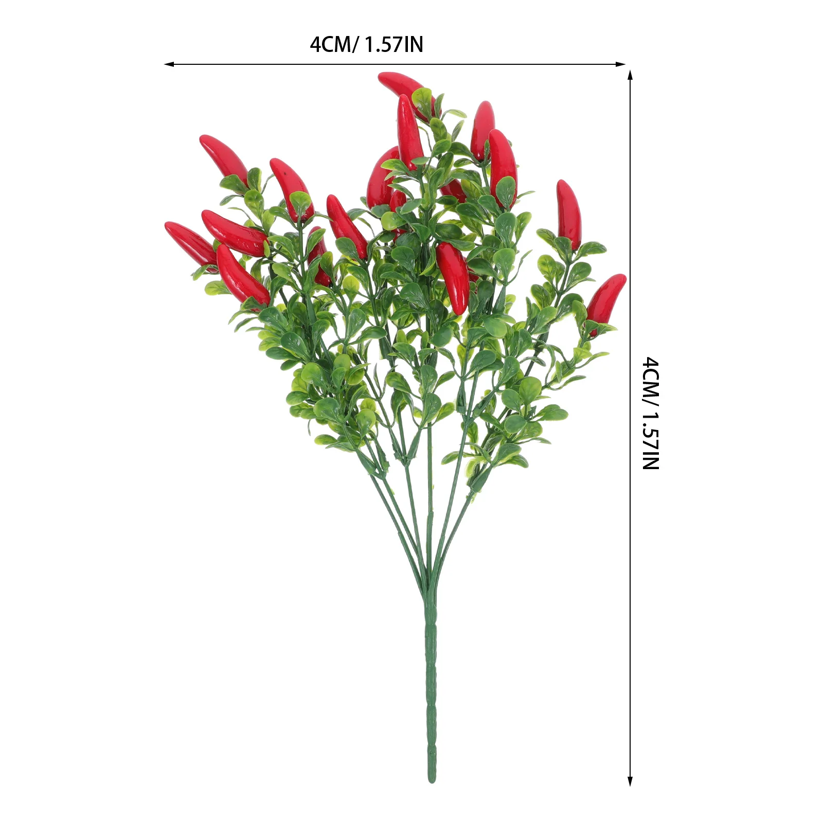 4 قطعة شجرة الفلفل الاصطناعي ديكور نبات الفلفل الحار الصناعي واقعي للمنزل مكتب زهرية حشو صور الدعائم سطح المكتب الصغير النباتات وهمية