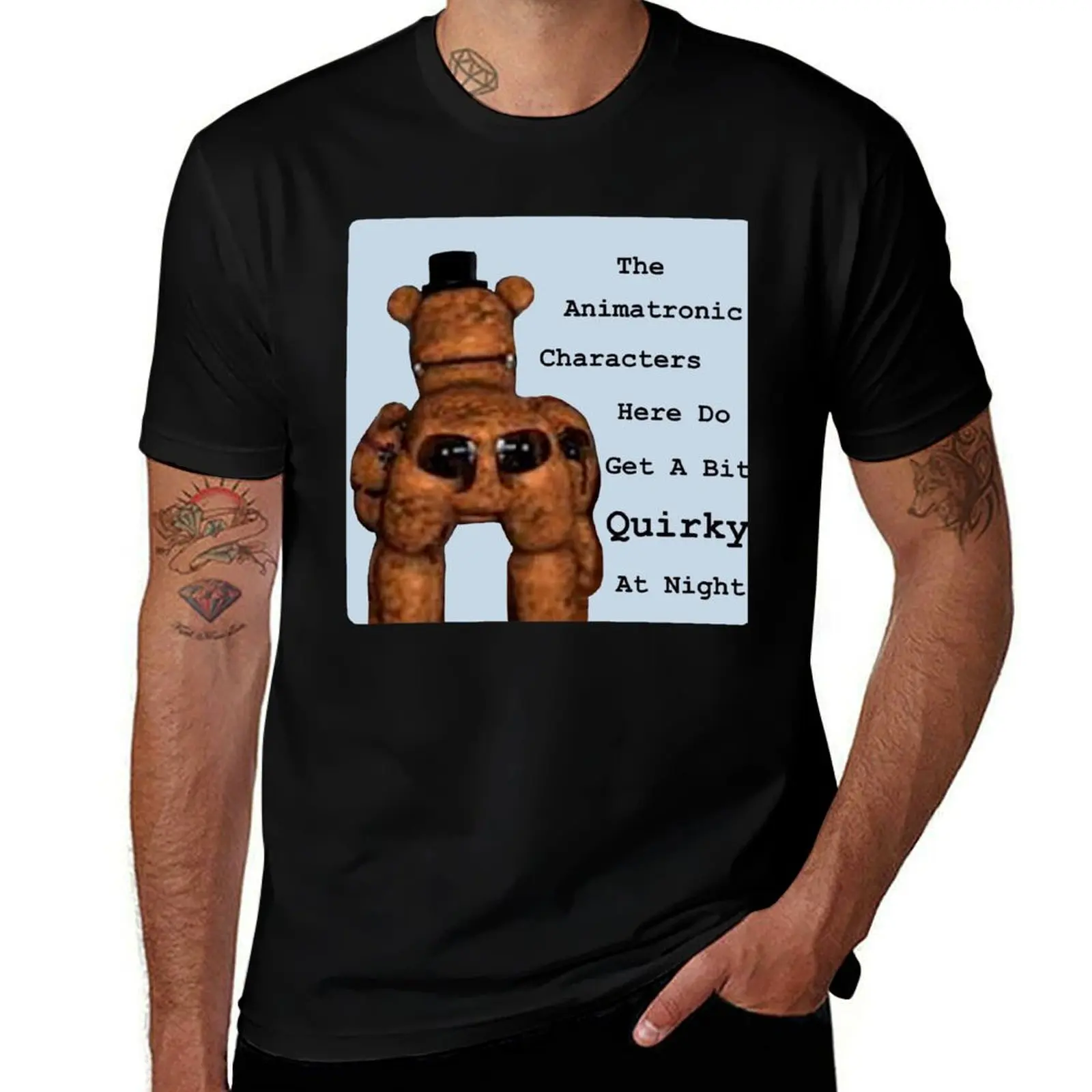 

Quirky Animatronics T-Shirt graphic t shirts for man t shirts cotton 100%