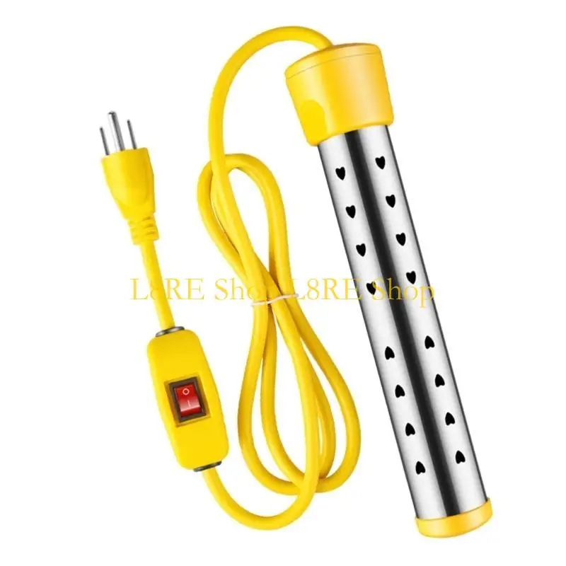 L8RE Tragbar 1500 W Elektrische Immersion Warmwasserbereiter für Badewanne Pool geeignet
