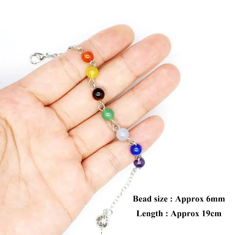 Natural Stone Pendulum Pendant for Dowsing & Healing
