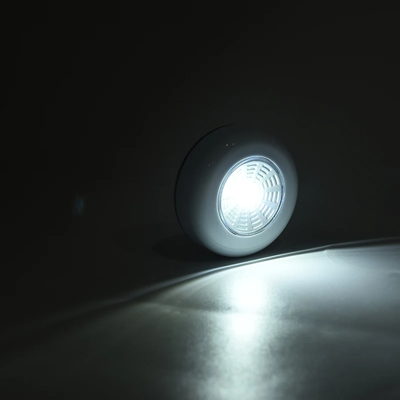 Veilleuse LED circulaire avec capteur de mouvement COB, contrôle tactile, lampe murale pour Cisco et chambre à coucher, 1PC