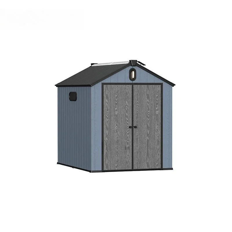 

Mobile outdoor tool storage room HDPE all-plastic garden tool room simple storage activity room