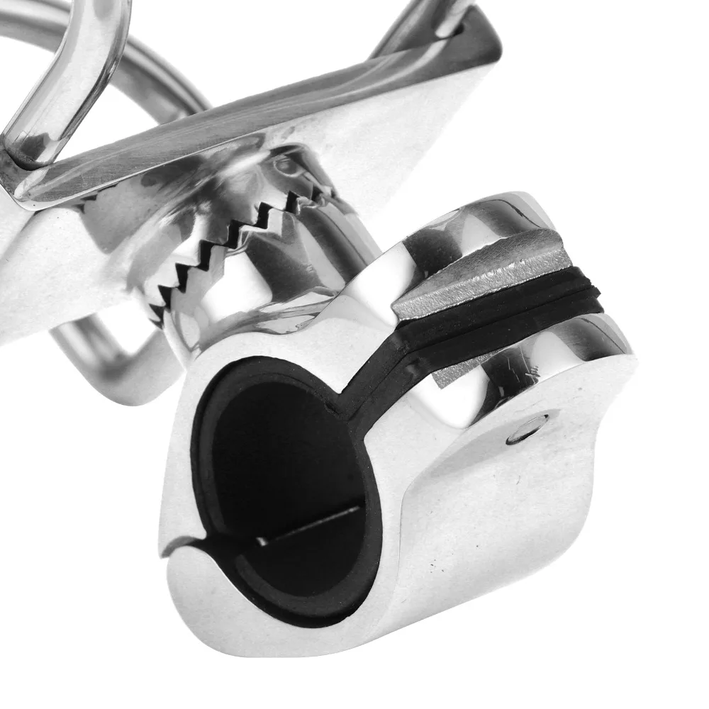 

Antirust 25mm Fishing Rod Rack 316 Stainless Steel Built-in Rubber Pad Pole Bracket 32mm Support Base Fishing