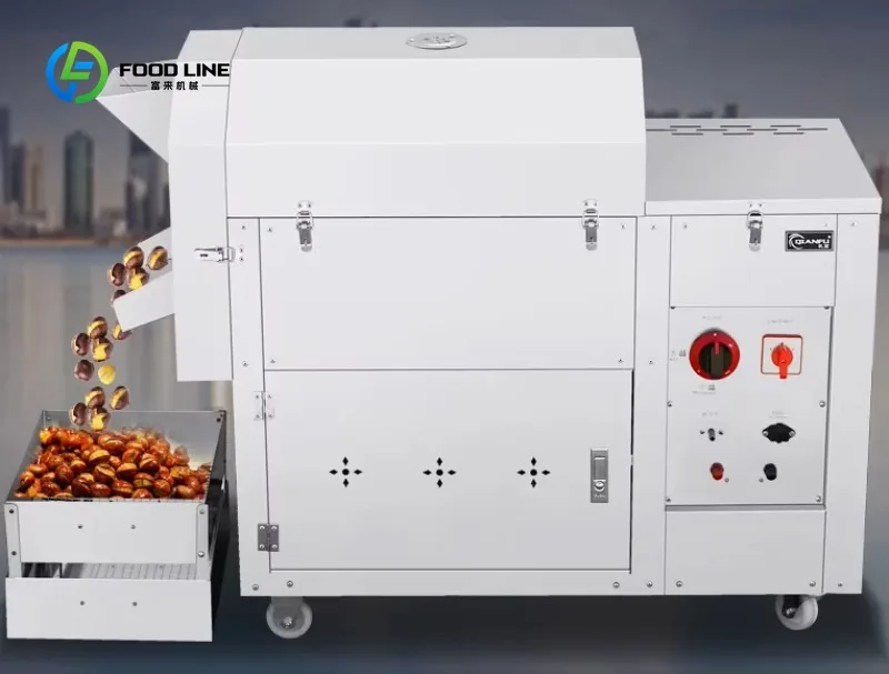 Customized size Electric Gas Multifunctional Coffee Roaster Peanut Walnut Roaster