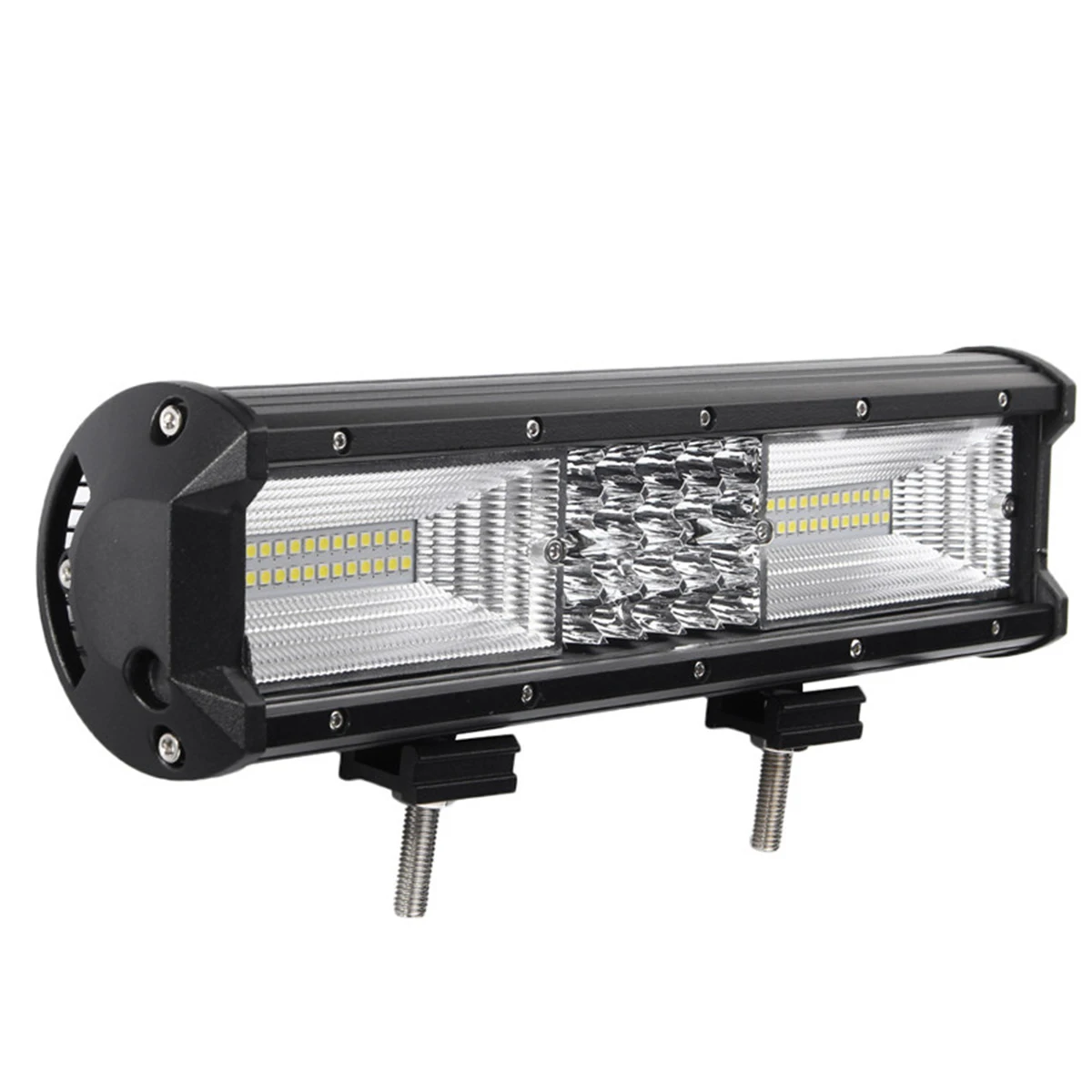 

12 inch 130200LM 68 LEDs 10-30V 840W Light Bar Off Road Driving Fog Lights Waterproof Work Light for Van Camper Wagon ATV SUV (B