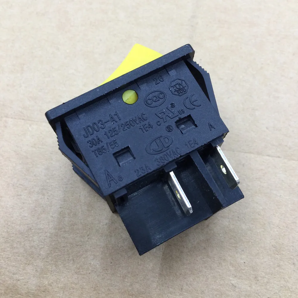 Original new 100% welding machine high-power rocker switch JD03-A1 30A high current silver contact ZX7 WS 4pin 2gear