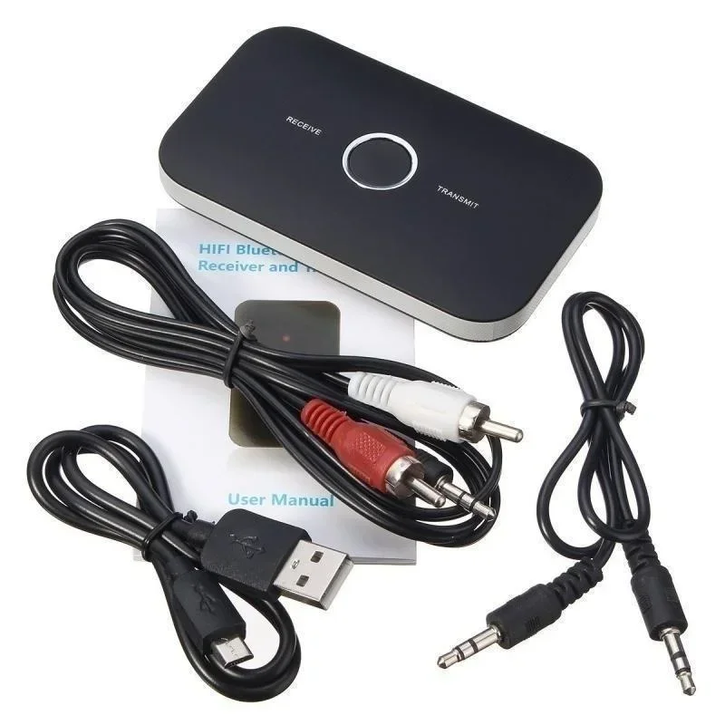 2 في 1 بلوتوث 4.1 جهاز ريسيفر استقبال وإرسال الصوت مشغل الصوت المحمول Aux 3.5 مللي متر محول آلة متكاملة للهاتف المحمول التلفزيون
