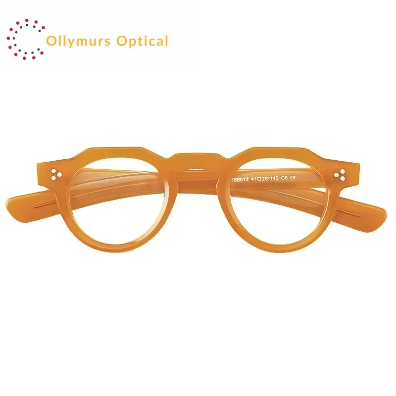 

XUKA Design Prescription Frames Ladies MenNew Simple Retro Anti-Reading Geometric Round LightEyeglasses Customizableblue