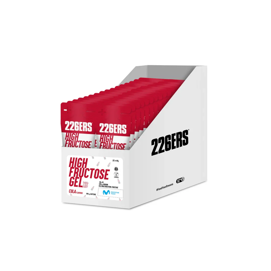 226ERS CAJA 32 HIGH FRUCTOSE GEL XS 44g Varios sabores