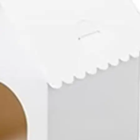 Dog House Pattern Party Favor Boxes Pack of 10 for Treats Snacks or Small Items at Birthday Celebrations and Events