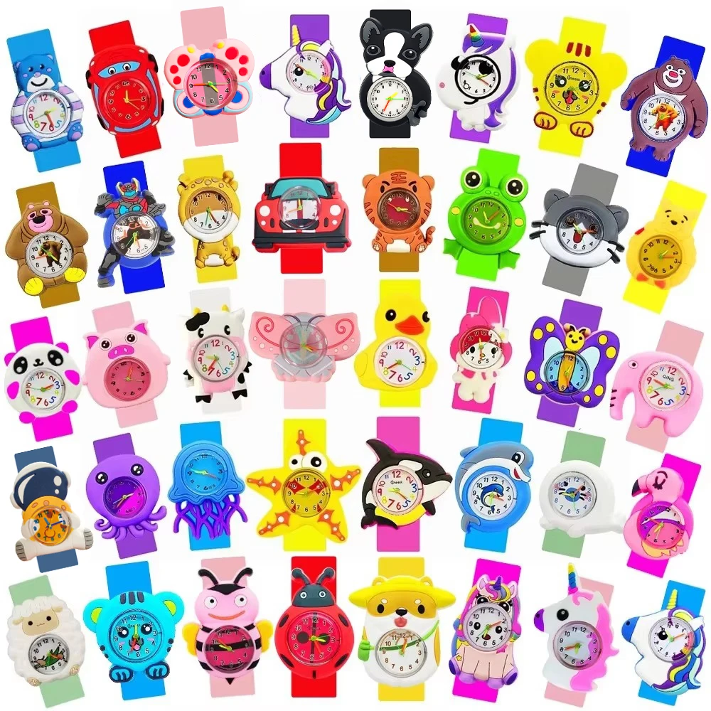 Новинка 2025 года, детские часы с героями мультфильмов, детские развивающие игрушки для обучения, часы для мальчиков и девочек, подарок на день рождения, часы для детей от 2 до 15 лет