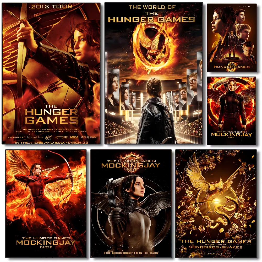 The Hunger Games Poster HD art sticky wall waterproof home living room bedroom bar aesthetic decoration
