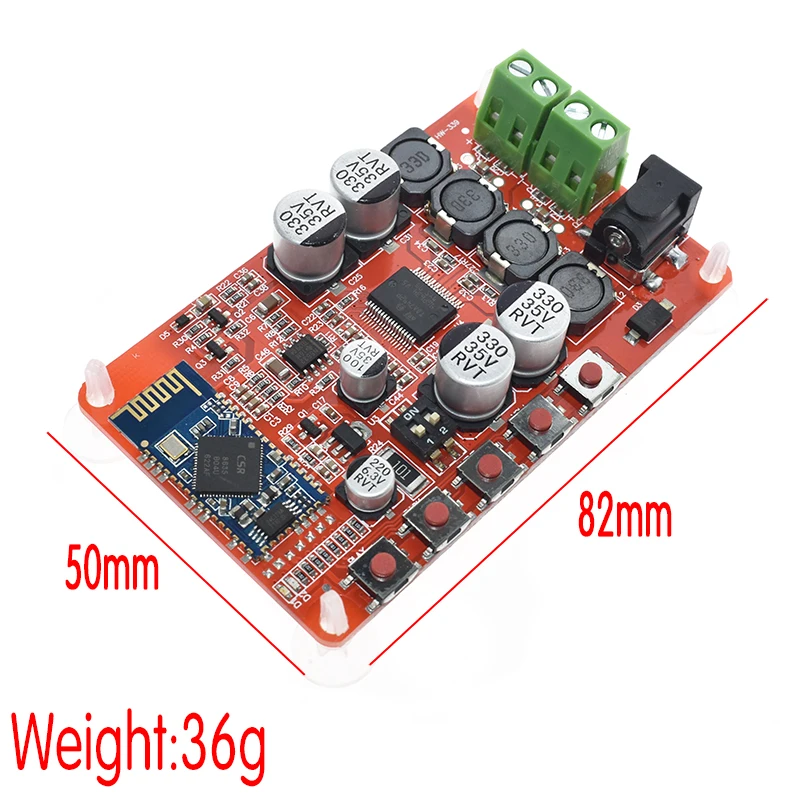 1pcs TDA7492P 50W+50W Digital Amplifier Board CSP8635 Bluetooth 4.0 Chip BT Audio Receiver Amplifier Board Module Parts