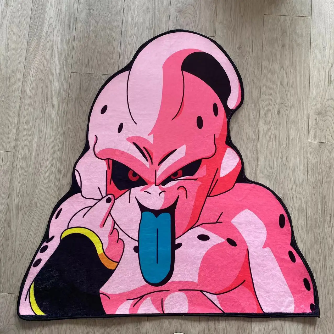 Dragon Ball Z Majin Buu Anime Figure Rugs Anime Japan Children Room Carpet Decor Home Mat Sofa Bedroom Bedside Non-Slip Rug