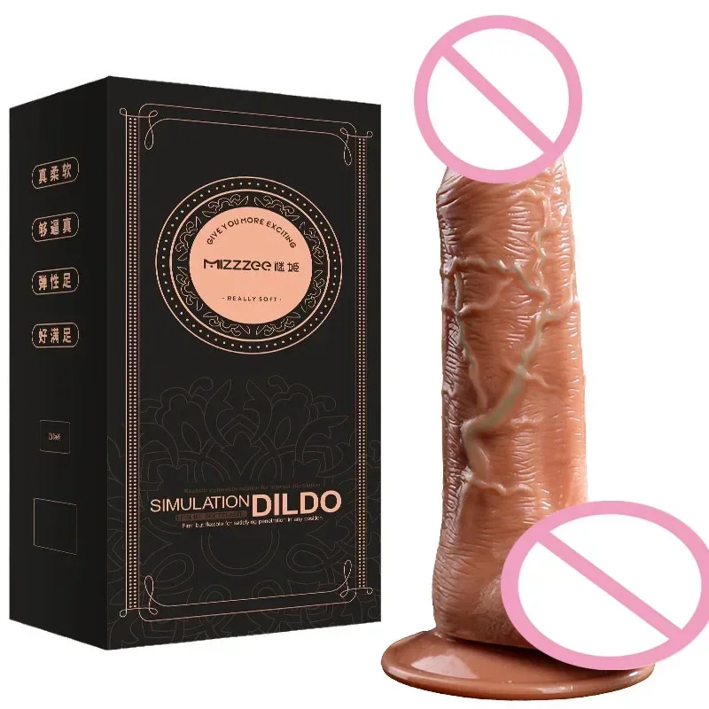 Big Dick Sex Toys para Mulheres, Dureza Conforto Dildo, Pênis Adulto, Dildos TPE, Dildo Realista, 18