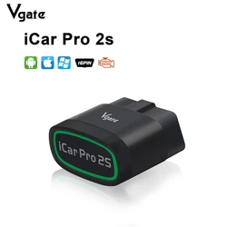 Vgate iCar Pro 2S Bluetooth 5.3 OBD2 Scanner Auto SCAN ELM327 Diagnostic Tool OBDII Diagnose for iOS/Android/Windows Fast Ship