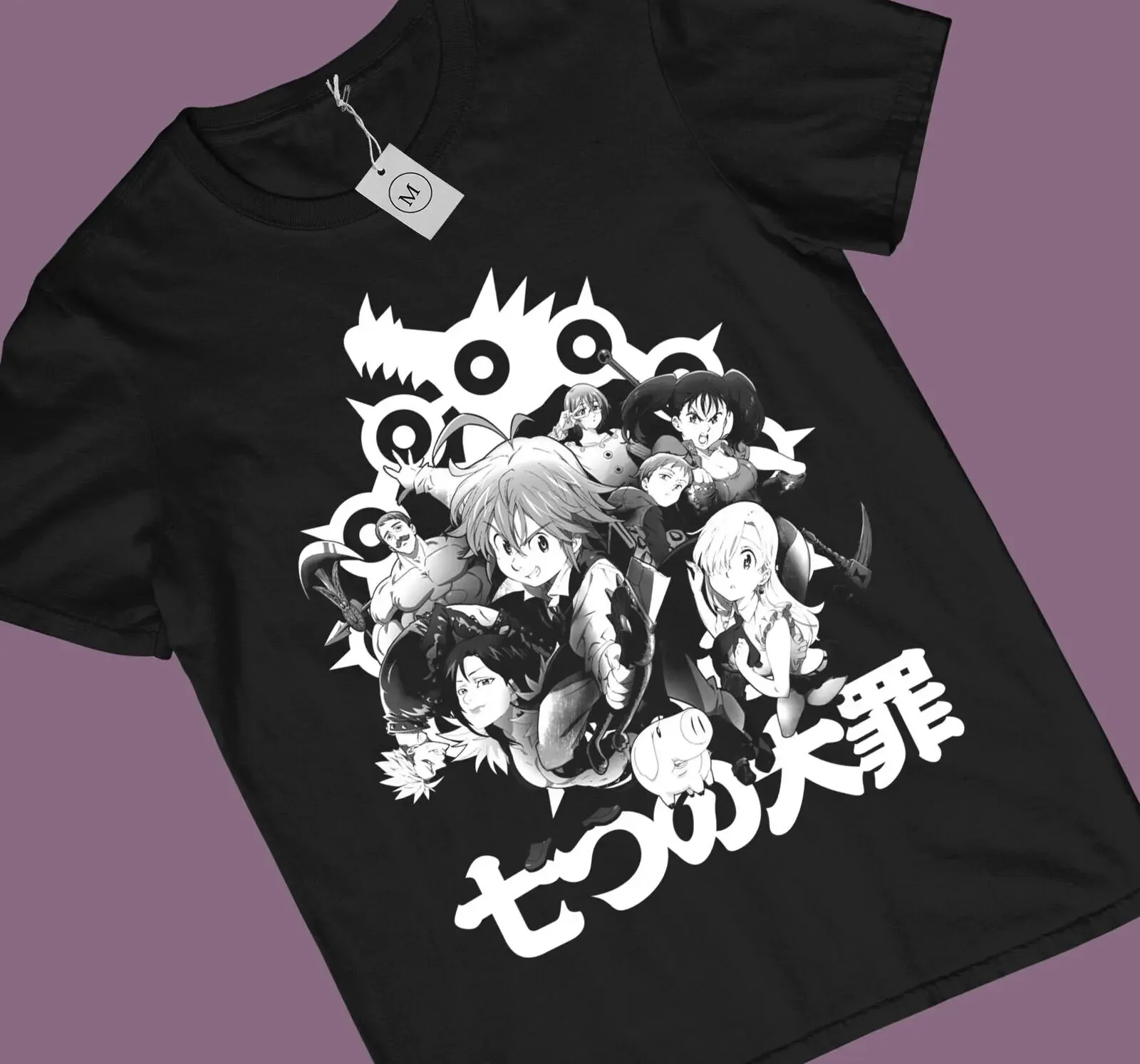 seven deadly sins T-shirt nanatsu no taizai,ban, diane, king, escanor, gowther