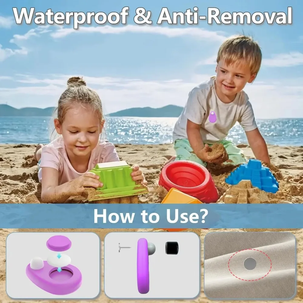 حافظة جديدة من السيليكون لحافظة AirTag مع حافظة تعقب الأمتعة المضادة للسرقة ومقاومة للماء لجهاز Apple Airtag