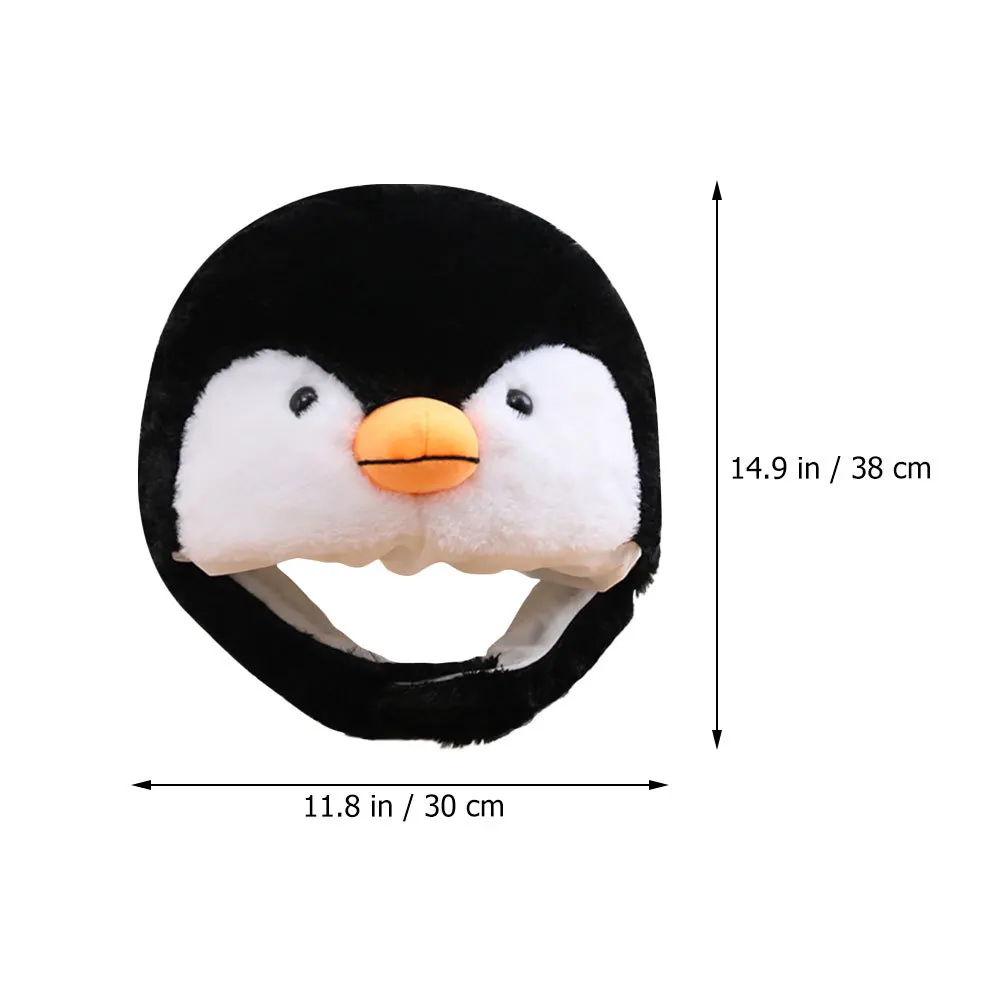 หมวกทรงเพนกวิน นุ่ม สบาย สำหรับงานปาร์ตี้ คอสเพลย์ ฮาโลวีน งานคาร์นิวัล ถ่ายรูปตลก สำหรับผู้ใหญ่ วัยรุ่น เด็กชาย เด็กหญิง