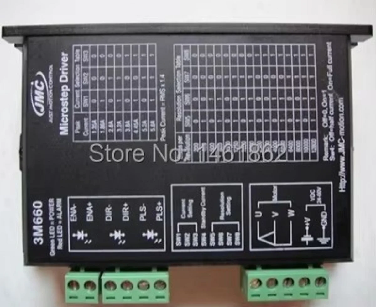 Máquina láser 3M660, controlador de motor paso a paso de 3 fases, controlador de motor Bipolar, 12800 micropasos para motor 1,8