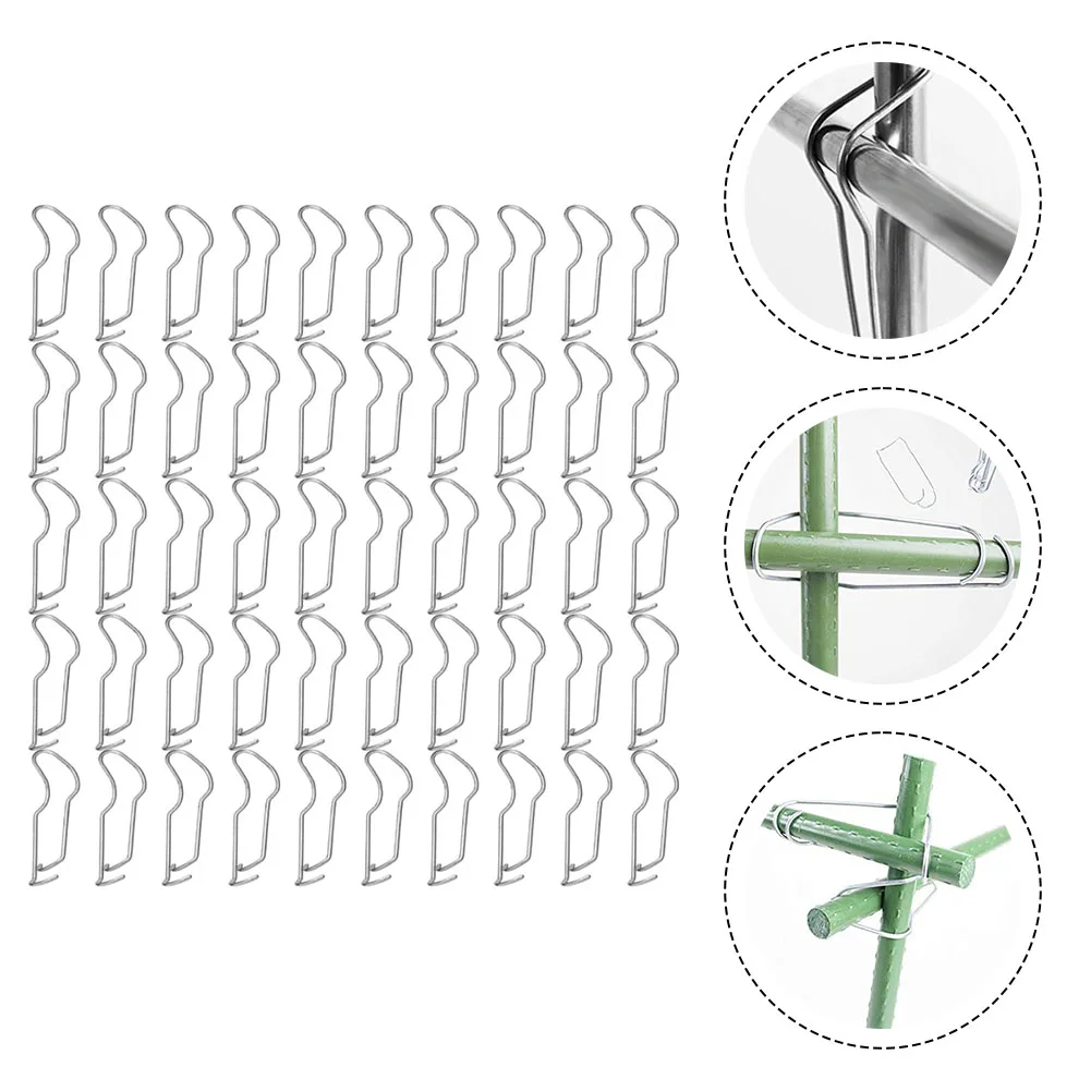 Climbing Plant Holders Greenhouse Clips Stainless Steel Construction Rust Proof Material For Constructing Support Structures