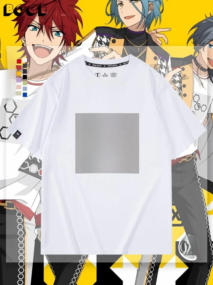 

Футболка Amaterasu Danhi для косплея, молодежная летняя хлопковая дышащая футболка свободного кроя с принтом и круглым вырезом для подростков