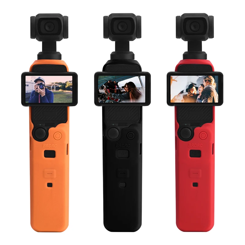 

For DJI OSMO POCKET3 Anti-slip Dust Silicone Cover Gimbal Protective Cover Silicone Body Protector Camera Stabilizer Accessory