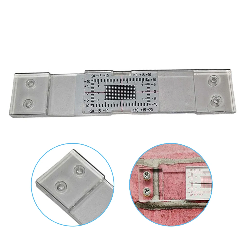 Accurate Detection Construction Sites Acrylic Crack Gauge Crack Detection Device Advanced Technology Horizontal Crack Motion