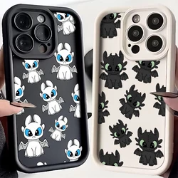 Lovely couple Toothless Fury Dragon Phone Case for Huawei P20 P30 P40 P50 Mate 20 30 40 Pro Nova 7 9 10 SE Soft TPU Back Cover