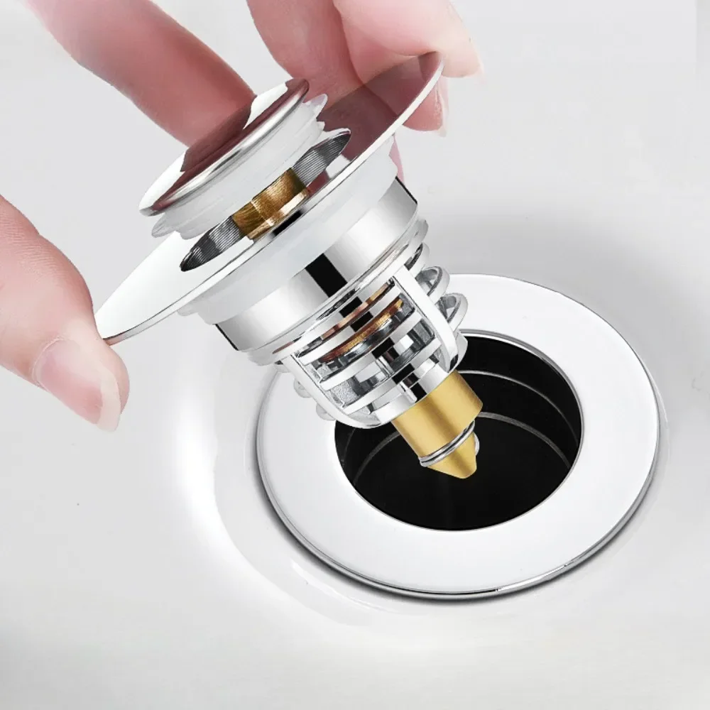 hot 2025 New Bathroom Sewer Seal Ring Kitchen Sink Sewer Pipe Plug Anti-odor Leakage Floor Drain Connector Stopper