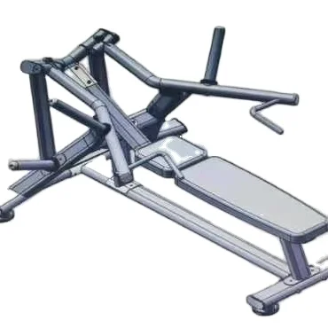 

ASJ-M636 Factory Strength Training Equipment Plate Loaded Gym Fitness Machine Reloaded ISO Flat Press