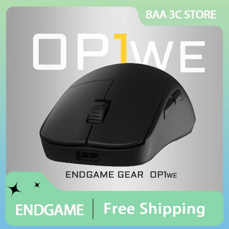 Endgame OP1WE Gaming Mouse 8k Wired Paw3395 8000hz  E-Sports Game Lightweight Mouse for CSGO APEX Laptop Pc Accessory